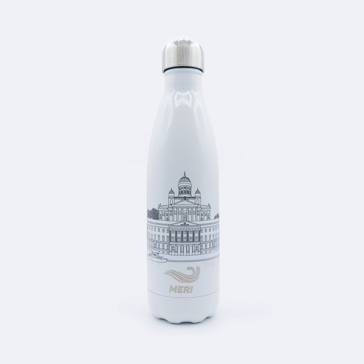 Helsinki 500 ml | Meribottles | Metallinen Juomapullo | Vesipullo